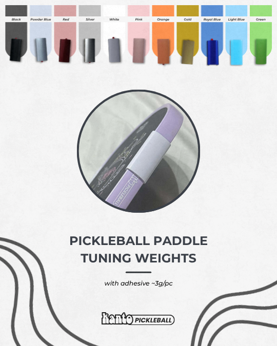 Pickleball Clip-On Paddle Weights (~3g/pc)